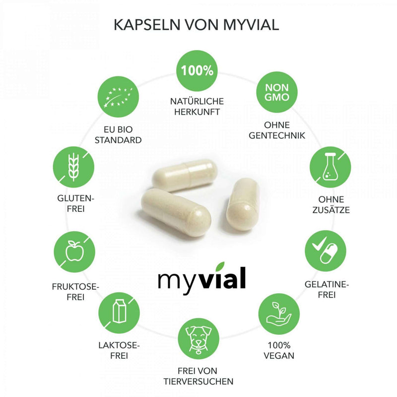 Bio Moringa Kapseln 120 Stück - Vegan