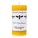 Alternative Imagination – Hexagon Bienenwachskerze