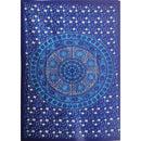 Wandteppich, Ritualtuch, Bettüberwurf Sun Stars Mandala Galaxy - 213 x 137 cm