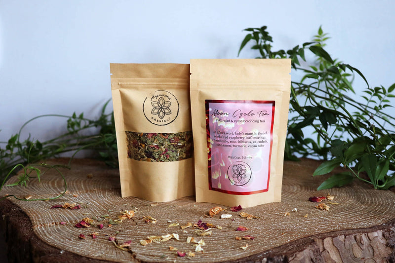 Ayamani Naturals - Moon Cycle Kräutertee mit Frauenmantel | Goddess Wellness
