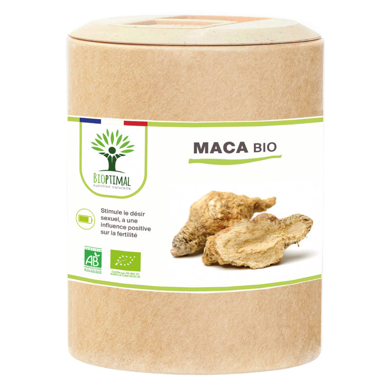 Maca Bio - Energie, Ausdauer, Libido, Fruchtbarkeit - in Kapseln