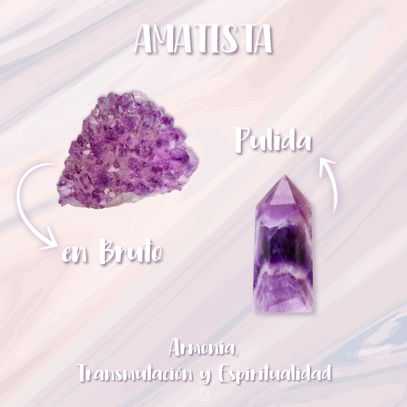 Anhänger mit poliertem Amethyst-Punkt