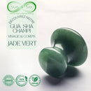 Zen'Arôme - Green Jade Pilz Gua Sha - Steinmassage-Pilz