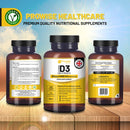 Vitamin D3 4000 IU Tablets – High Dose &amp; 14 Month Supply