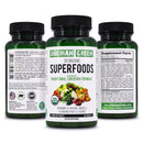 28 Superfoods Siberian Green Formula 60 comprimés — Légumes verts essentiels certifiés biologiques, fruits et légumes nutritifs