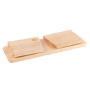 Klappbare Meditationsbank Tibet aus geöltem Buchenholz