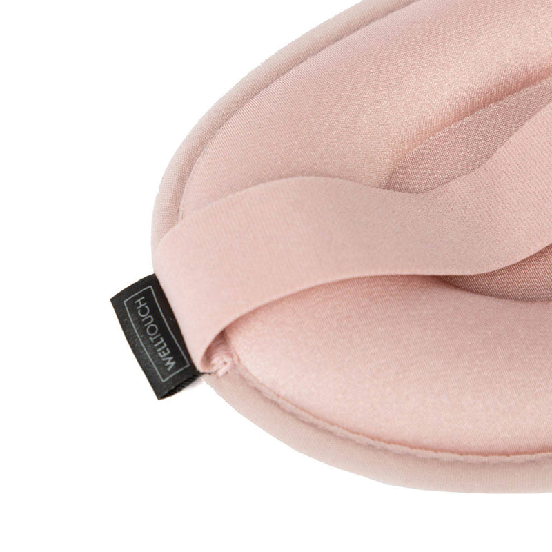 Padded Sleep Mask 3D Memory Foam, WellTouch old pink