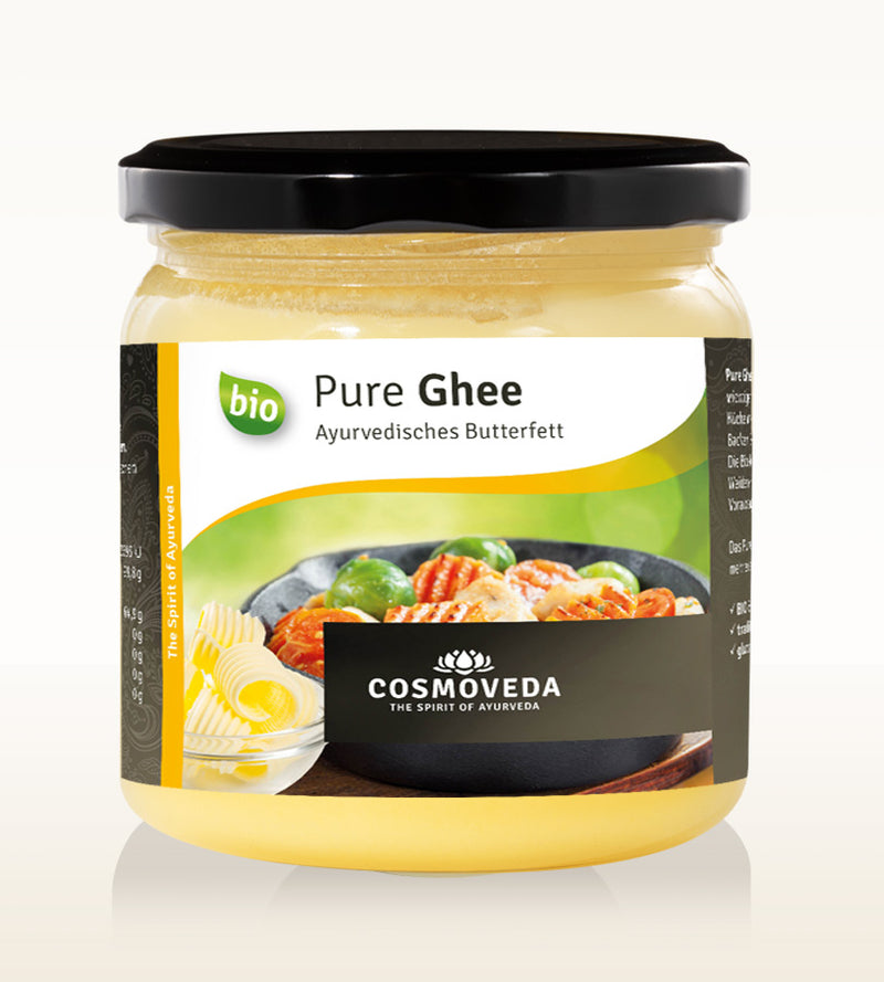 Pure Ghee Bio – Nährstoffreiches Butterfett zum Braten & Kochen