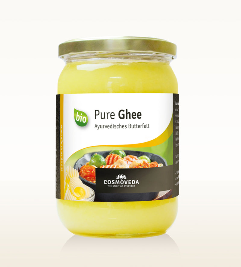 Pure Ghee Bio – Nährstoffreiches Butterfett zum Braten & Kochen