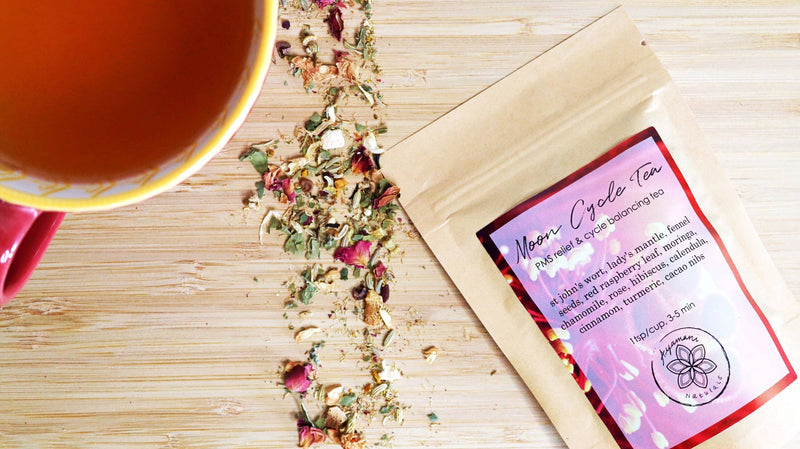 Ayamani Naturals - Moon Cycle Kräutertee mit Frauenmantel | Goddess Wellness