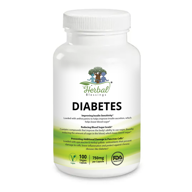 Diabetes - Natural herbal supplement for blood sugar regulation