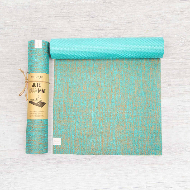 High-quality sustainable jute yoga mat with ultra-grip natural yoga mat