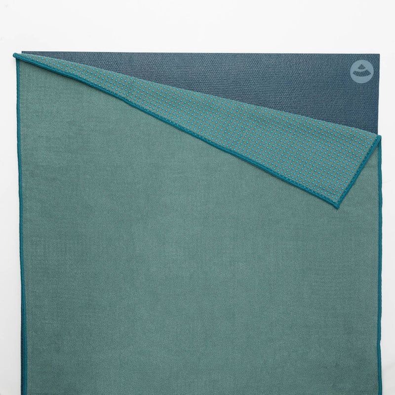 Yogatuch GRIP² Yoga Towel mit Antirutschnoppen mineral blue