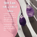 Yoni Rosenquarz-Eierpackung