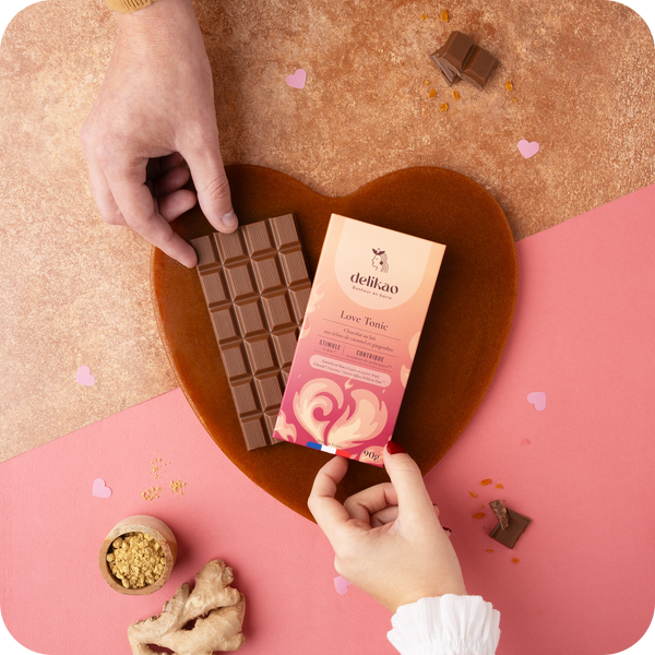 Love Tonic™️ - Aphrodisiac Chocolate 40% Caramel Ginger
