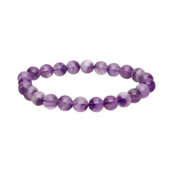 8 mm Chevron Amethyst Bracelet