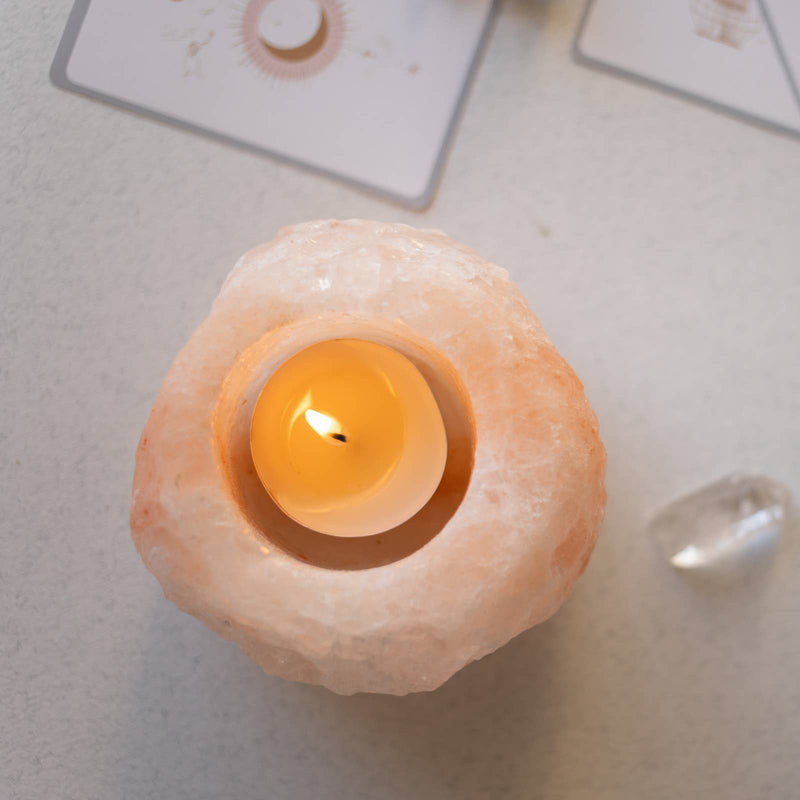 Zen'Arome - Himalayan Salt Crystal Tealight Holder - 500g