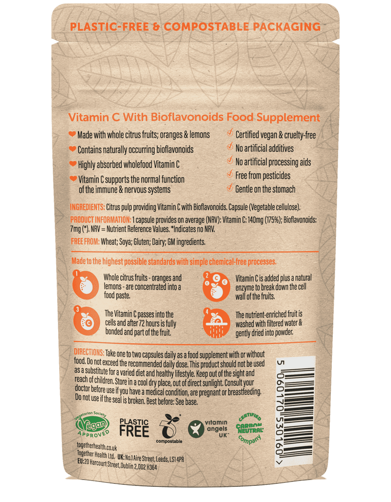 Vitamin C — Vegan — 30 capsules