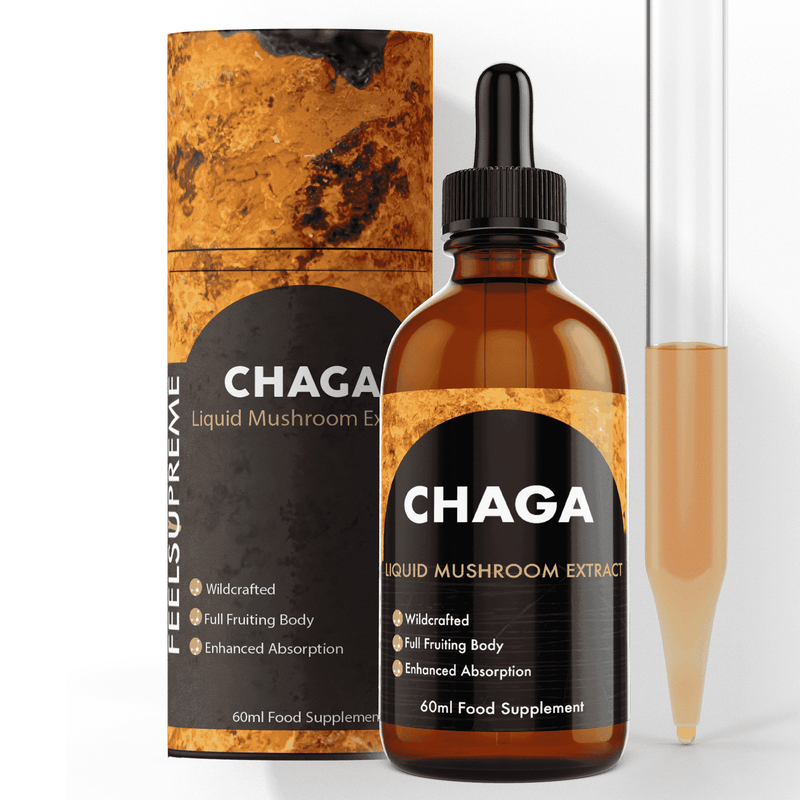 Chaga Mushroom Liquid Extract 60 ml | Immune System, Inflammation, Vitality