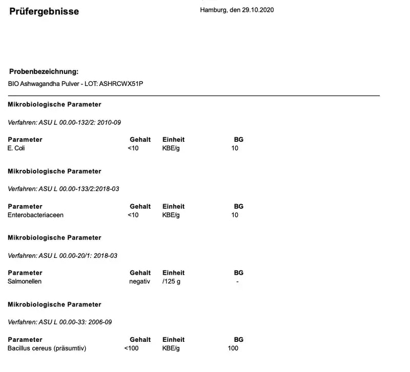 Bio Ashwagandha Kapseln 120 Stück - Ind. Schlafbeere - Vegan