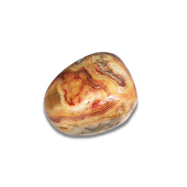 Crazy Lace Agate Rolling Stone “Joie de Vivre”