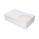 Yoni Eier Set aus weißem Quarz mit Loch