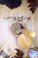 Aphrodisiakum-Tee mit Damiana, Ginseng, Kakao, Rose, Kardamom