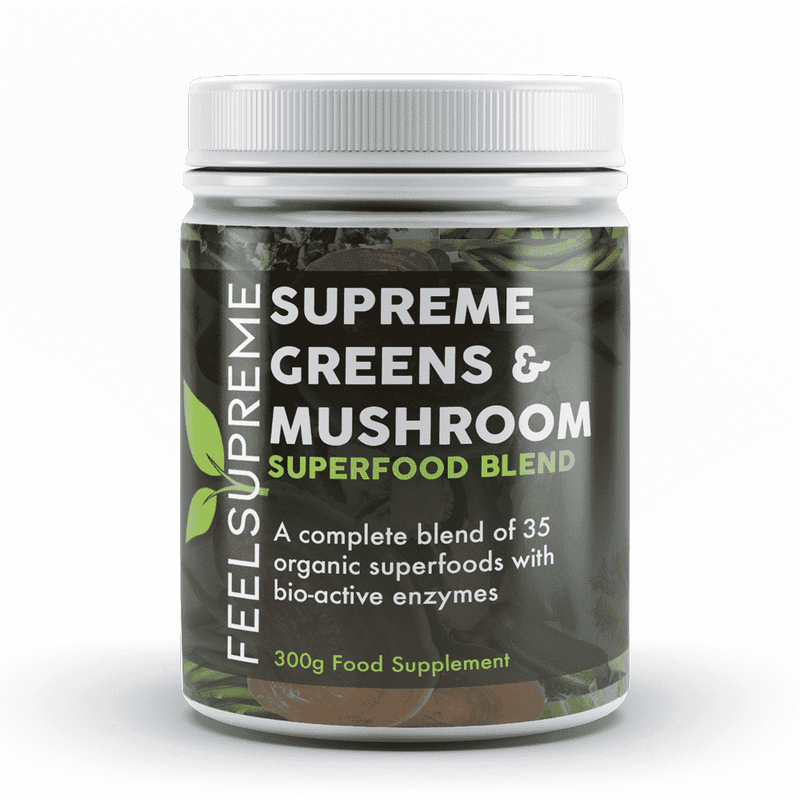 Supreme blend of vegetables and mushrooms | Shittake, Chaga, Maitake, Reishi, Lion's Mane, Superfood