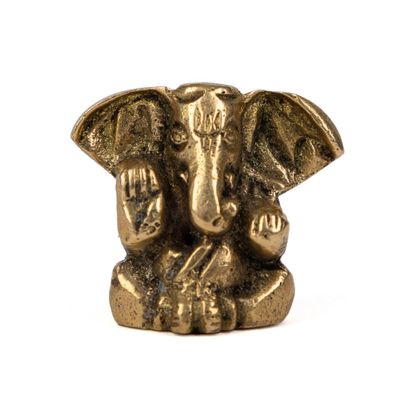 Ganesha Figur aus Messing, klein 5 cm