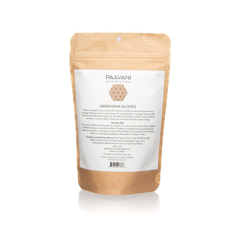 PAAVANI Ayurveda - Garshana-Handschuhe – Ayurvedische Trockenbürsten-Handschuhe