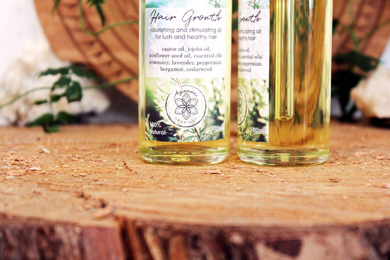 Ayamani Naturals - Rizinus- und Jojoba-Haarwuchsöl mit ätherischen Ölen