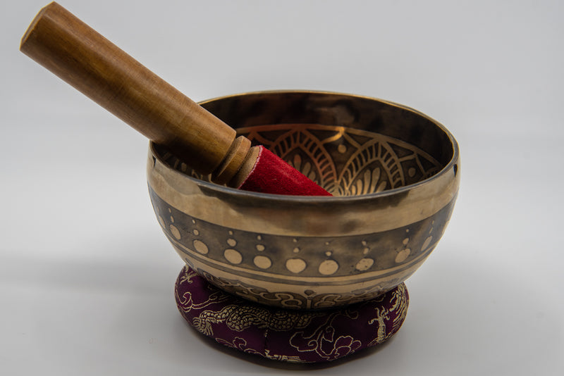 Tibetan singing bowl, Ø approx. 24 cm