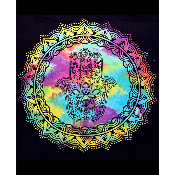Hamsa Augenschutz Wandteppich