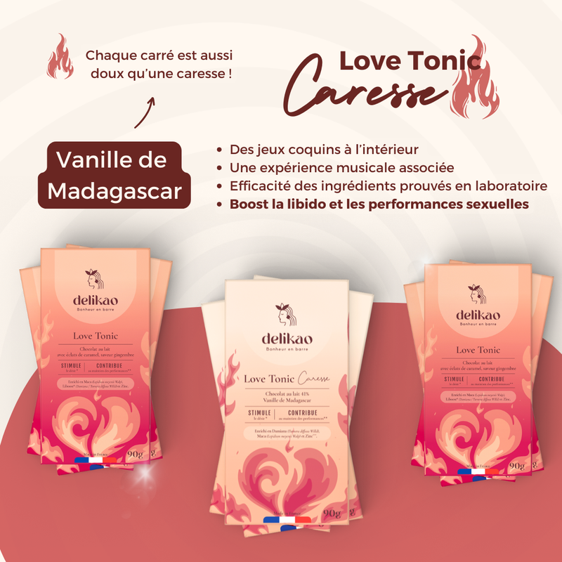 Love Tonic™️Kiss Chocolate Aphrodisiac Libido 40% Vanilla
