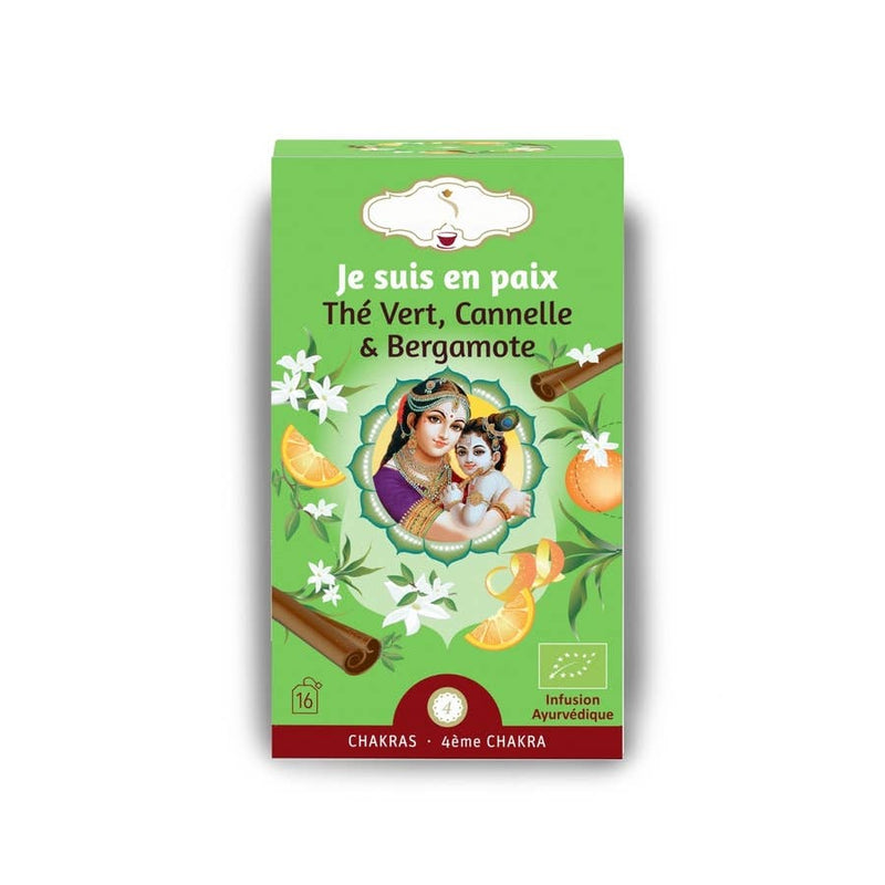 Zen'Arome - Organic Morning Infusion I am at Peace - Green Tea &amp; Cinnamon