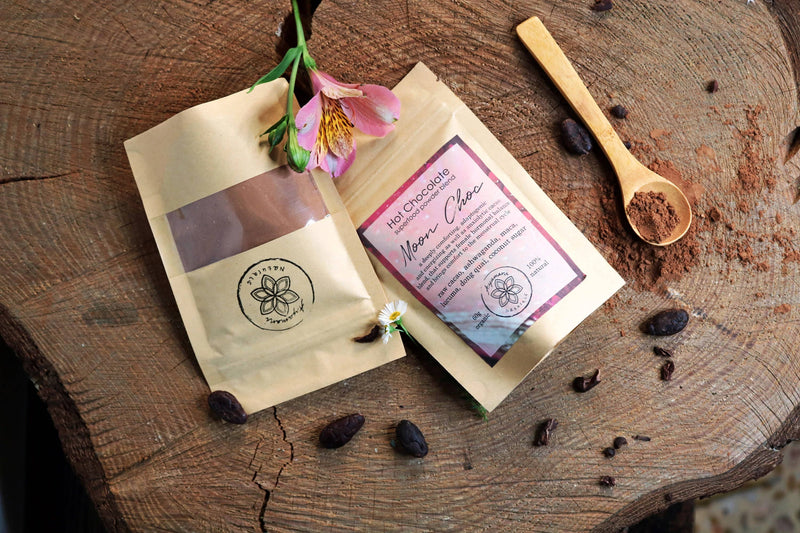 Zeremonieller Kakao | Moon Choc | Heiße Schokolade für PMS Relief mit Fairtrade-Kakao