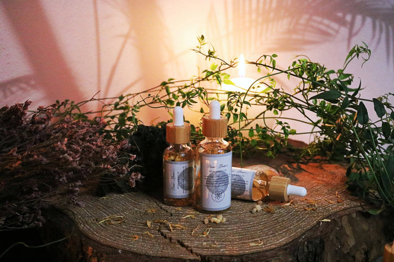 Ayamani Naturals - New Moon Ritual Körperöl mit kristallinfundierten Ölen