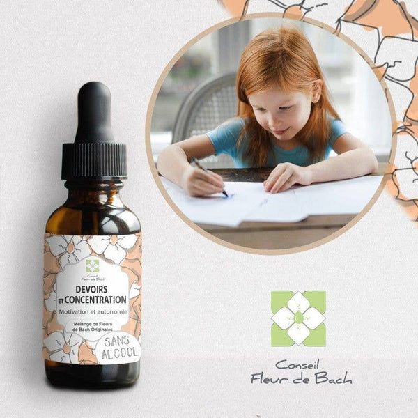 Bachblüten Hausaufgaben & Konzentration Tropfen – natürliche Unterstützung für fokussiertes Lernen