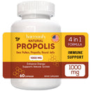 Natürliches Propolis, Royal Jelly Bee 1000 mg zur Unterstützung des Immunsystems