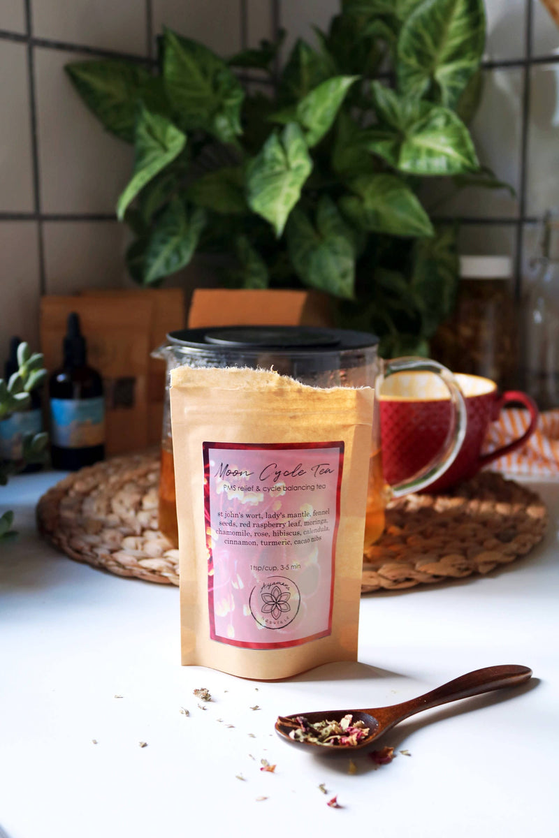 Ayamani Naturals - Moon Cycle Kräutertee mit Frauenmantel | Goddess Wellness