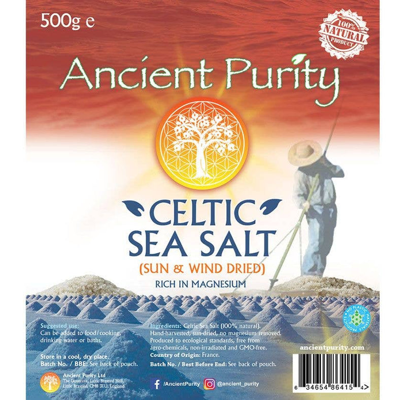 Pureté Ancienne – Gros Sel de Mer Celtique – Sel de mer naturel et riche en minéraux de France