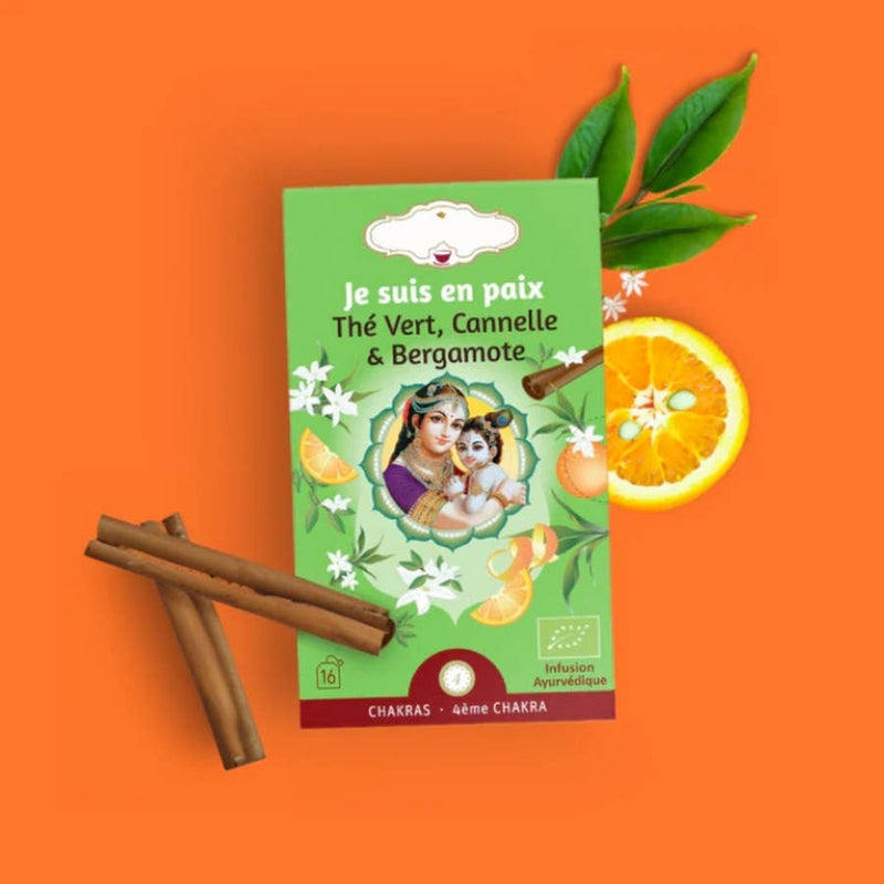 Zen'Arome - Organic Morning Infusion I am at Peace - Green Tea &amp; Cinnamon