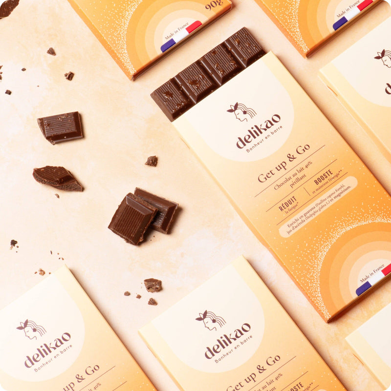 Get up&amp;Go- Chocolate Energy and Vitality - Sparkling Milk 40%