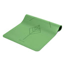 Bodynova PHOENIX Yogamatte – Tribal-Alignment, grün | Rutschfester Halt & spirituelles Design