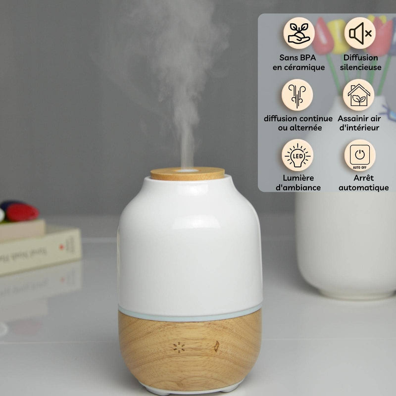 Zen'Arome - Ätherisches Öl Diffusor Holz & Keramik Purisia