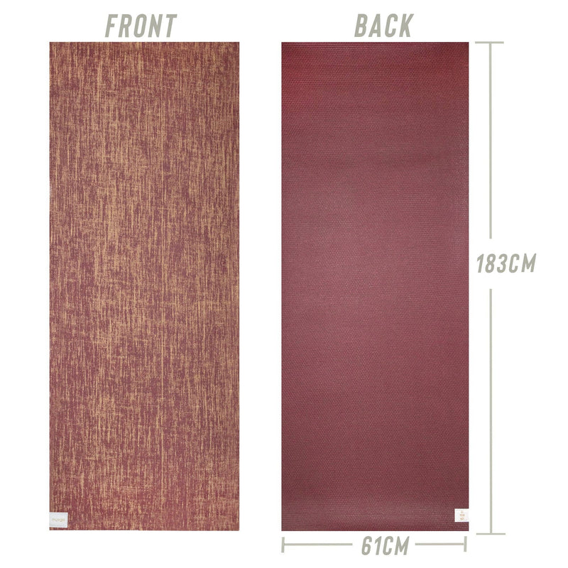 High-quality sustainable jute yoga mat with ultra-grip natural yoga mat