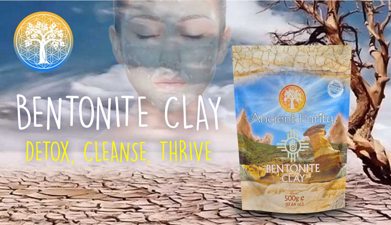 Ancient Purity – Argile bentonite de qualité alimentaire 500 g – Argile volcanique pour le corps, la peau et la détox