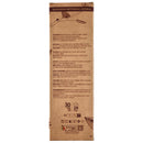 Die Rückseite der Sagrada Madre Räucherstäbchen-Verpackung (SAHUMERIO ARTESANAL NATURAL) mit Warnhinweisen und Gebrauchsanweisungen in mehreren Sprachen. Wichtige Produktdetails unten zeigen den Inhalt von 30 Räucherstäbchen mit einer Länge von 23 cm und einer Brenndauer von ca. 1 Stunde pro Stück.