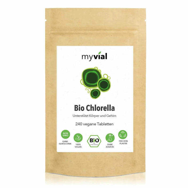 Bio Chlorella Tabletten Presslinge 240 Stück - Vegan