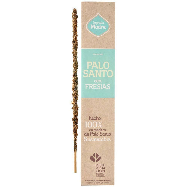 Räucherstäbchen Palo Santo Weihrauch mit Freesien - Sagrada Madre